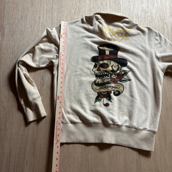 Y2K Ed Hardy by Christian Audigier Full Zip Rhinestone Jacket - Picture 10 of 10